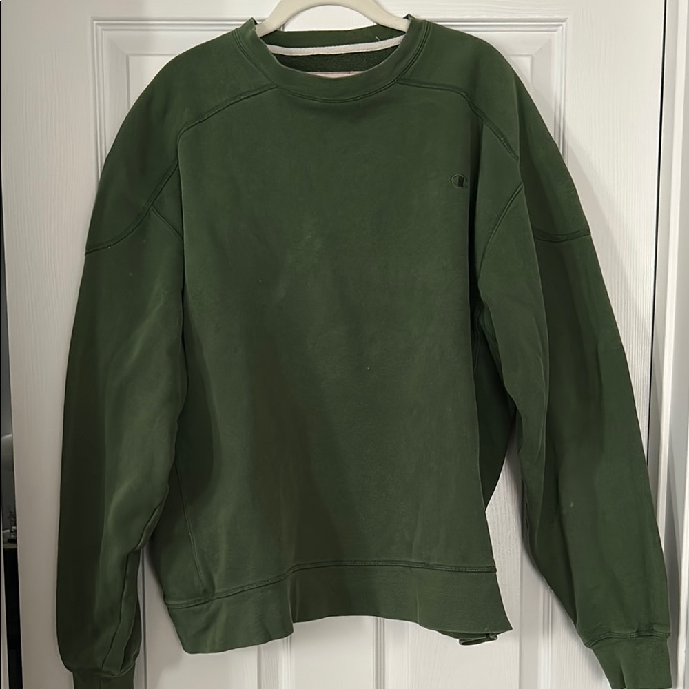 Champion Men's Green Sweatshirt